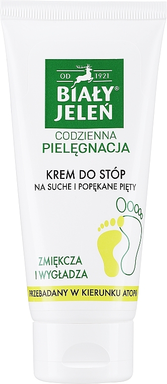 Гіпоалергенний крем для сухої шкіри стоп - Bialy Jelen Hypoallergenic Cream For Dry Feet — фото N1
