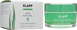 Парфумерія, косметика УЦІНКА! Крем для обличчя "Алое вера" - Klapp Skin Natural Aloe Vera Cream *