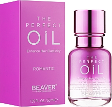 Олія для волосся парфумована для еластичності та захисту волосся - Beaver Professional Expert Hydro The Perfect Oil Enhance Hair Elasticity Romantic — фото N2