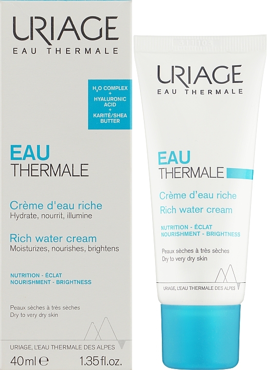 УЦЕНКА Обогащенный увлажняющий крем - Uriage Eau Thermale Creme D'Eau Riche * — фото N2