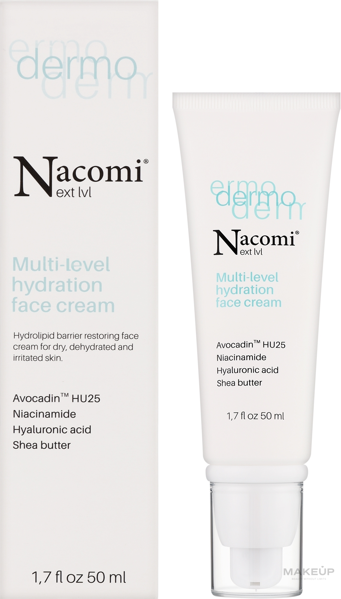 Увлажняющий крем для лица - Nacomi Multi-level Hydration Face Cream — фото 50ml