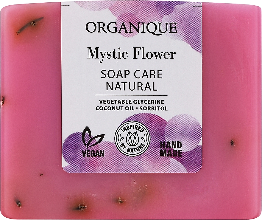 Натуральное питательное мыло - Organique Soap Care Natural Mystic Flower — фото N1