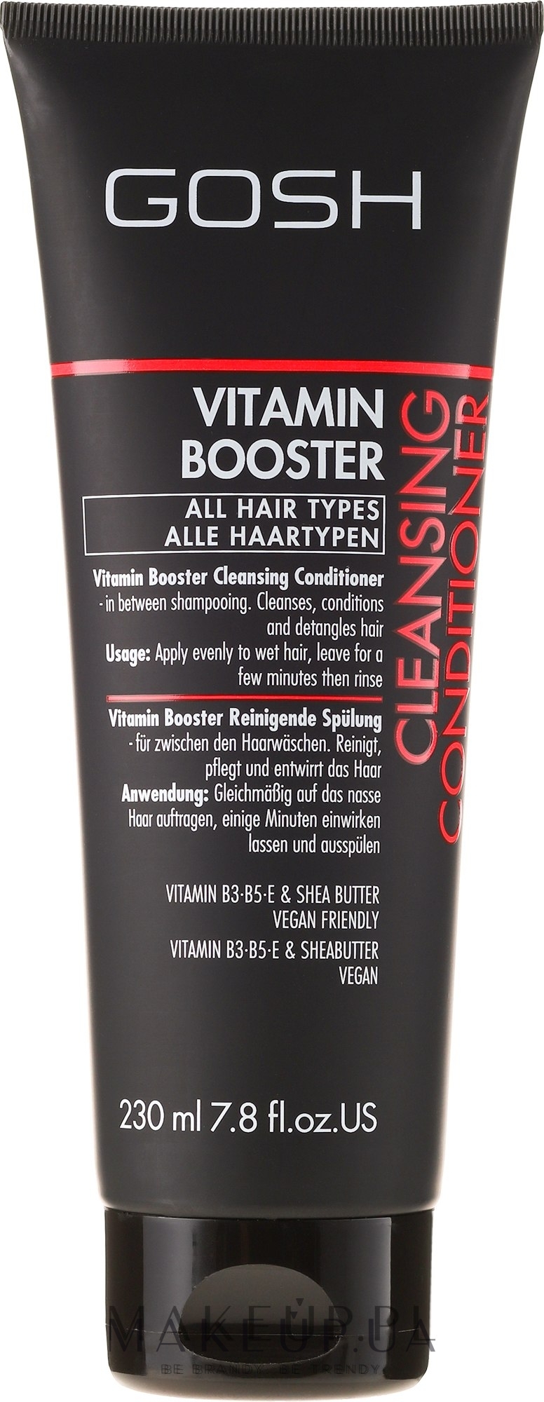 Кондиционер очищающий для волос - Gosh Copenhagen Vitamin Booster Cleansing Conditioner — фото 230ml