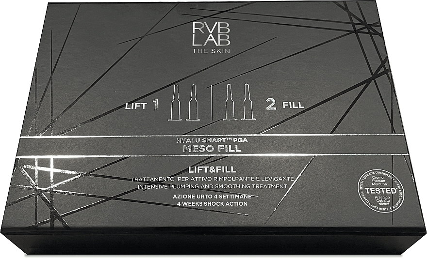 30-дневная программа против морщин - RVB Lab Meso Fill Lift & Fill (concent/4x3.5ml) — фото N1