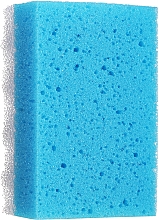Губка для душа квадратная, большая, синяя - LULA — фото N1