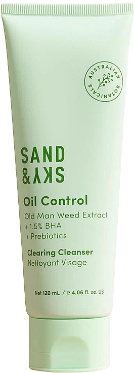 Очищувальний засіб для обличчя - Sand & Sky Oil Control Clearing Cleanser — фото N1