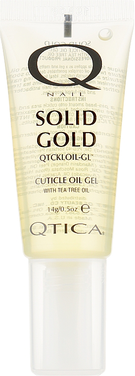 Гель-масло для кутикули - Qtica Solid Gold Cuticle Oil Gel — фото N2
