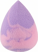 Парфумерія, косметика Спонж для макіяжу, середній, фіолетовий з рожевим - Boho Beauty Bohoblender Medium Cut Lilac & Rose