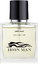 Ароматизатор для авто - Mira Max Eau De Car Iron Man Perfume Natural Spray For Car Vaporisateur — фото N2