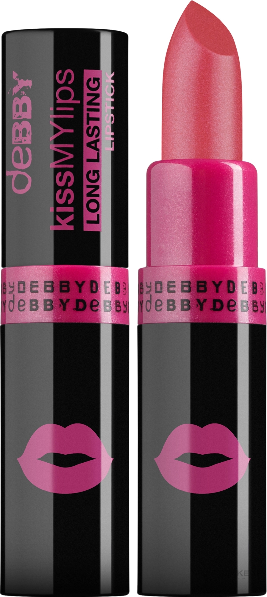 Стойкая увлажняющая помада для губ - Debby Kiss My Lips Long Lasting Lipstick — фото 06