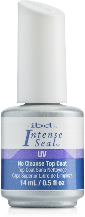 Верхнее покрытие без липкого слоя для ногтей - IBD Intense Seal UV No Cleanse Top Coat — фото N1