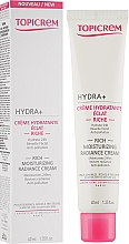 Насичений зволожувальний крем для сяйва шкіри - Topicrem Hydra + Rich Moisturizing Radiance Cream — фото N2