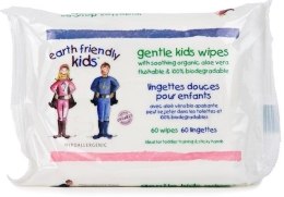 Духи, Парфюмерия, косметика Салфетки детские очищающие Еко - Earth Friendly Kids Eco Baby Wipes