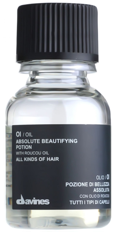 Масло для абсолютной красоты волос - Davines Oi Absolute Beautifying Potion With Roucou Oil — фото N3