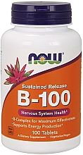 Парфумерія, косметика Вітамін B-100 тривалої дії - Now Foods Vitamin B-100 Sustained Release Tablets