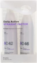 Духи, Парфюмерия, косметика Набор для выравнивания волос - Erayba Straight Factor Set (sh/250ml + con/250ml)