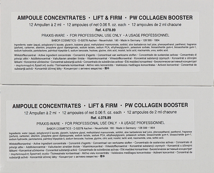 Ампулы для лица "Коллаген бустер" - Babor Ampoule Concentrates Collagen Booster — фото N4