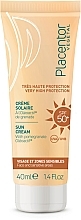 Парфумерія, косметика Сонцезахисний крем для обличчя і чутливих зон - Placentor Vegetal Sun Cream SPF50+