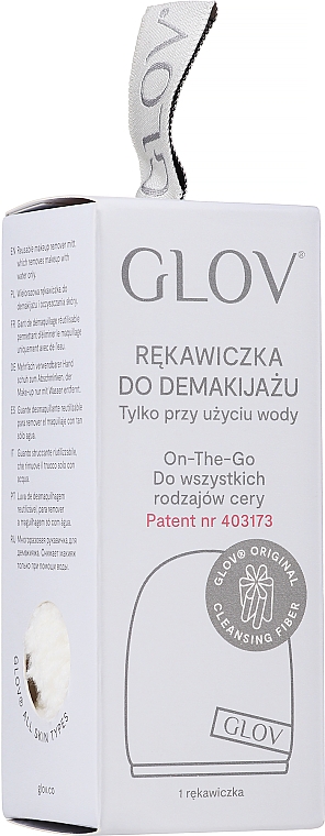 Рукавичка для зняття макіяжу - Glov On-The-Go Makeup Remover — фото N1