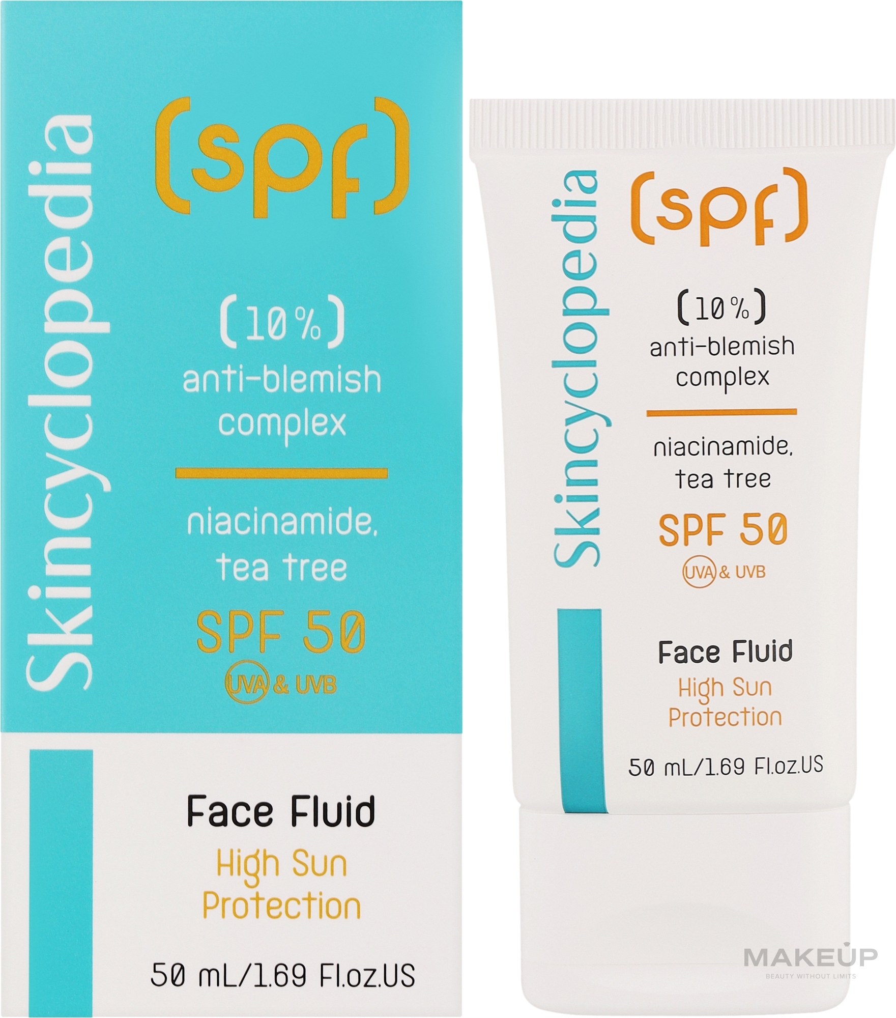 Флюид для лица от высыпаний - Skincyclopedia Face Fluid SPF50 — фото 50ml