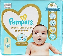Підгузки Pampers Premium Care Newborn (2-5 кг), 26 шт. - Pampers — фото N10