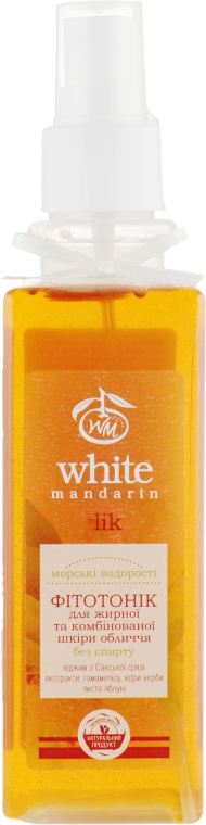 Тонік для жирної та комбінованої шкіри обличчя - White Mandarin