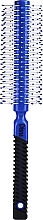 Расческа для волос круглая с нейлоновой щетиной, 21/1.2 см, синяя - Disna Pharma — фото N1