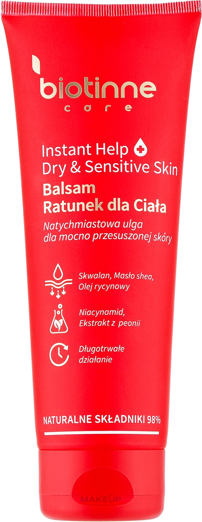 Восстанавливающий лосьон для сухой и чувствительной кожи - Biotinne Care Instant Help Dry & Sensitive Skin Balsam — фото 250ml