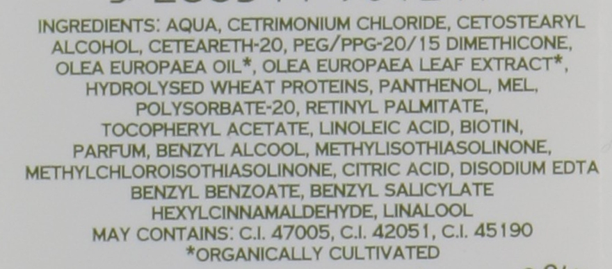 Кондиционер для сухих и поврежденных волос с оливковым маслом, экстрактом оливы и медом - Athena`s Treasures  — фото N3