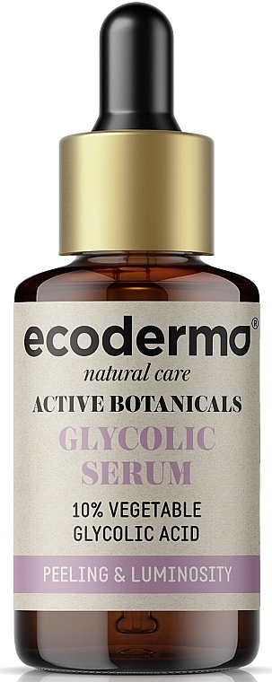 Сыворотка с гликолевой кислотой - Ecoderma Active Botanicals Glycolic Serum — фото N1