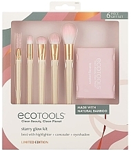Парфумерія, косметика Набір пензлів для макіяжу, 6 шт. - EcoTools Starry Glow Kit Limited Edition