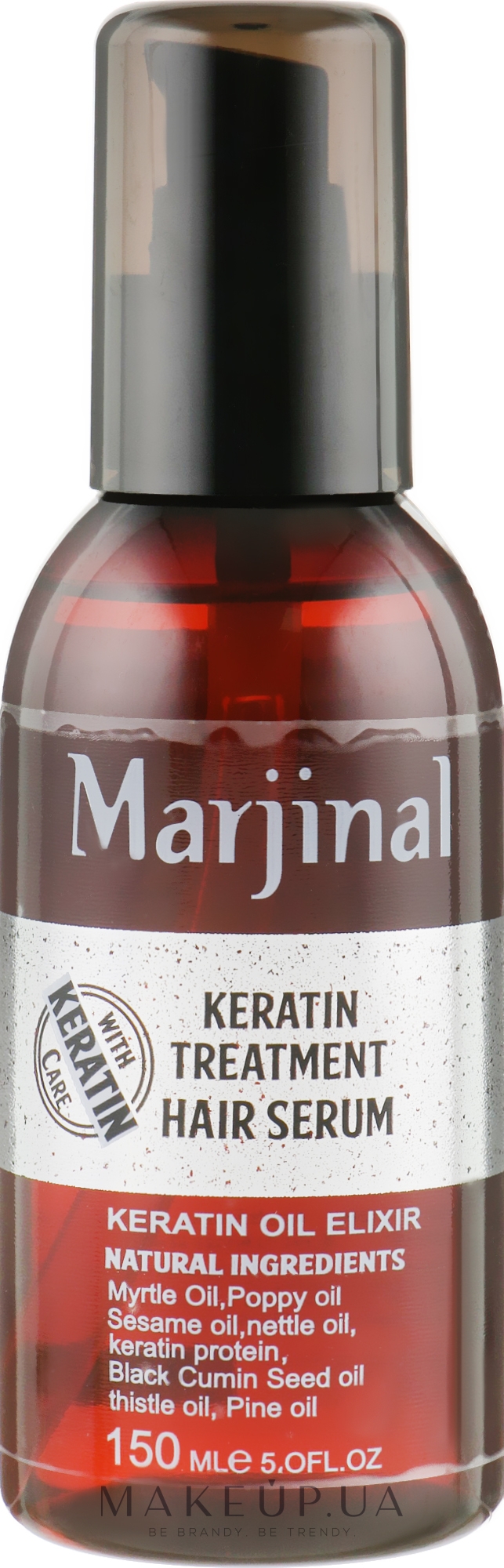 Сироватка для волосся з кератином - Marjinal Keratin Treatment Hair Serum — фото 150ml