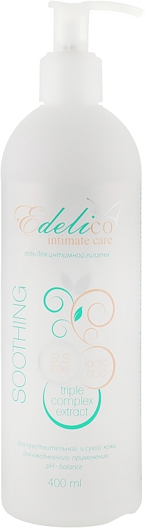 УЦІНКА Гель для інтимної гігієни - Edelico Intim Care Soothing * — фото N3