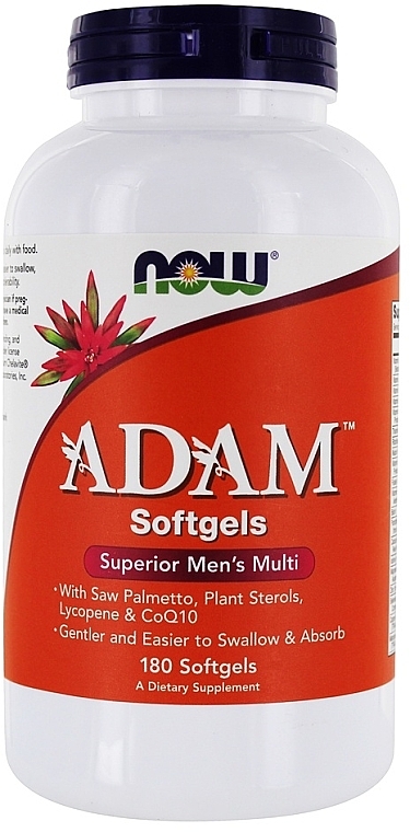 Мультивітамін для чоловіків - Now Foods Adam Superior Men's Multi Softgels — фото N1