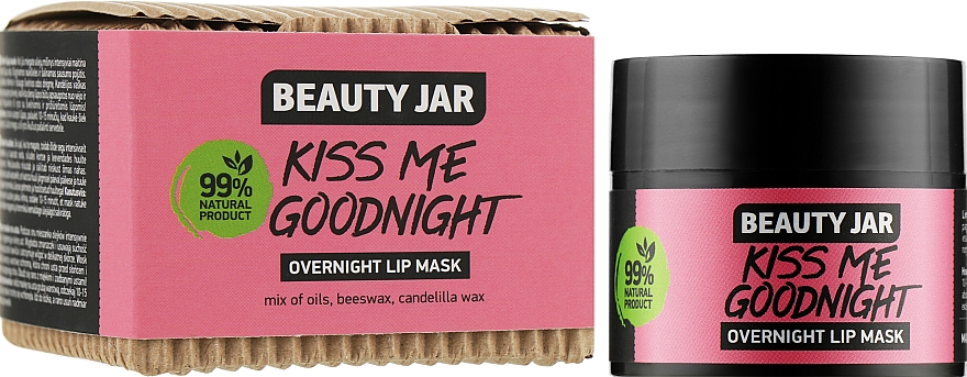 Нічна маска для губ - Beauty Jar Kiss Me Goodnight Overnight Lip Mask — фото N2