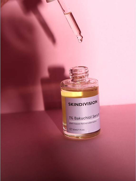 Альтернативна сироватка з ретинолом - SkinDivision 1% Bakuchiol Serum — фото N4