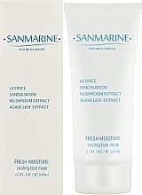 Охолоджуюча маска для обличчя - Sanmarine Ultramarine Fresh Moisture (тестер) — фото N2