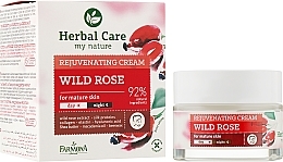 УЦЕНКА Крем омолаживающий для лица "Шиповник" - Farmona Herbal Care Rejuvenating Cream * — фото N4