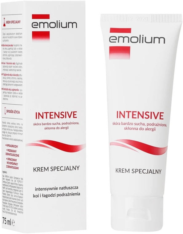 Крем для очень сухой, раздраженной и склонной к аллергии кожи - Emolium Intensive Cream