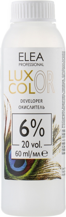 Окислитель 6% - Elea Professional Luxor Color — фото N1