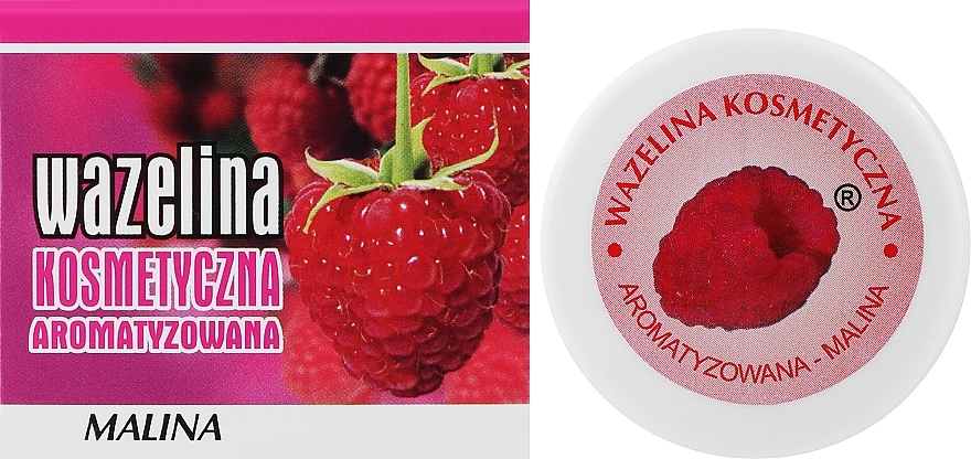 Вазелин для губ "Малина" - Kosmed Flavored Jelly Raspberry — фото N1