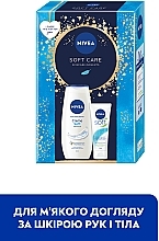 Набір жіночий - NIVEA Soft Care 2024 (sh/gel/250ml + cr/75ml) — фото N2