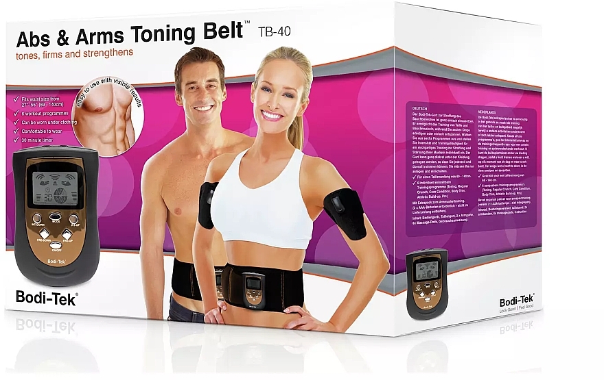 Тренировочный пояс для пресса и рук - Bodi-Tek Ab-Tek Pro Workout Ab and Arm Toning Belt — фото N4