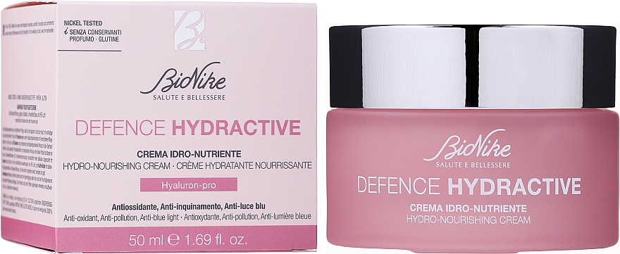 Гідроживильний крем - BoiNike Defence Hydractive Hydro-Nourishing Cream — фото N2