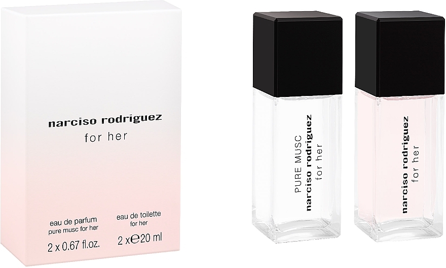 Narciso Rodriguez For Her - Набір (edt/20ml + edp/20ml) — фото N2