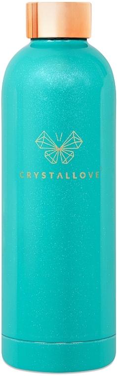 Термобутылка для воды, 500 мл - Crystallove Thermo Water Bottle Amazonite — фото N4