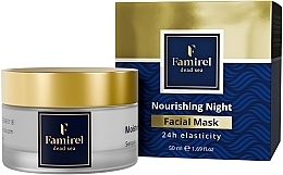 Духи, Парфюмерия, косметика Ночная маска для лица - Famirel Nourishing Night Facial Mask