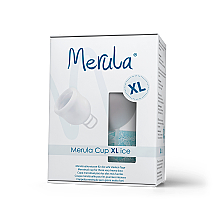 Парфумерія, косметика Універсальна менструальна чаша XL, біла - Merula Cup XL Ice