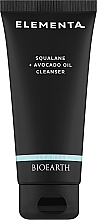 Парфумерія, косметика Крем-емульсія для очищення обличчя - Bioearth Elementa Squalane + Avocado Oil Cleanser
