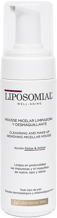 Мицеллярный мусс для очищения лица - Liposomial Well-Aging Cleansing And Make-Up Removing Micellar Mousse — фото N1